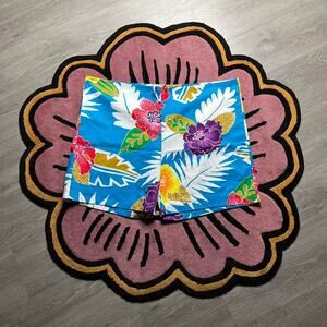 Vintage 90’s Original Jams World Hawaiian Floral Loose Fit Board Shorts Size XL